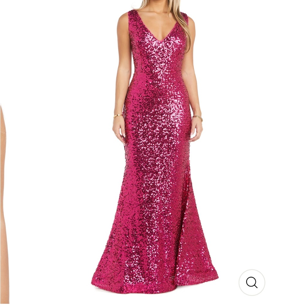 ✨ STUNNING Morgan & Co. Chloé Sequined Gown – Size 3 (Never Worn!) ✨